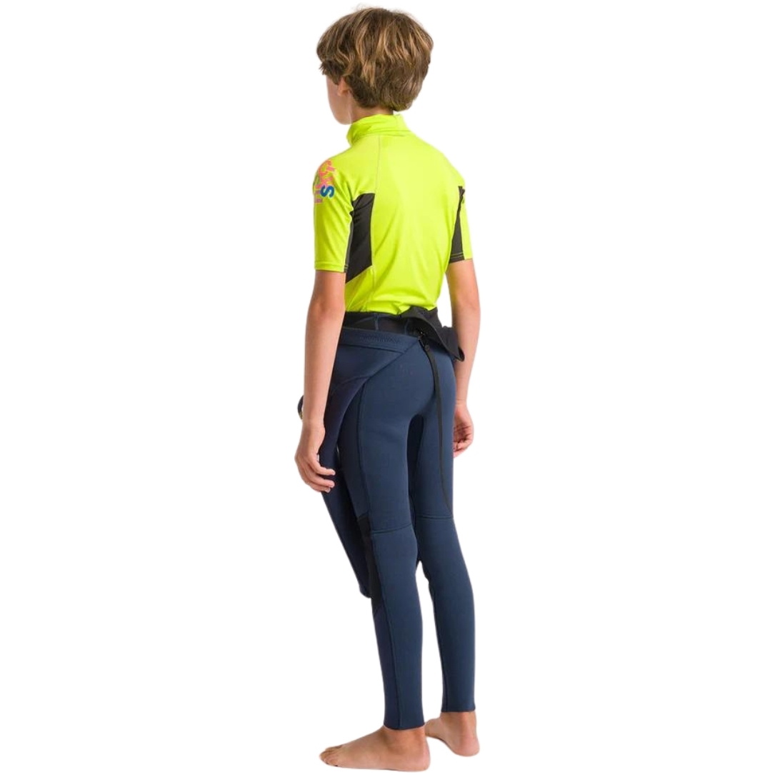 2026 C-Skins Junior NuWave X Kortærmet Lycravest C-NLYSSJ - Lime / Antracit / Multi